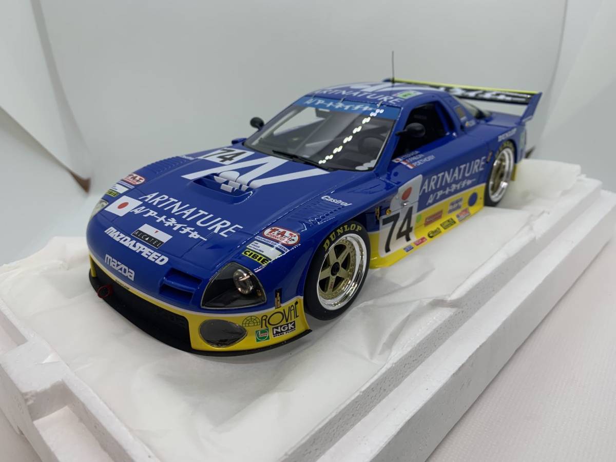 Top Speed 1/18 マツダ Mazda RX-7 #74 Team Arnature 1994 Le Mans 24 HRS J01-2-010