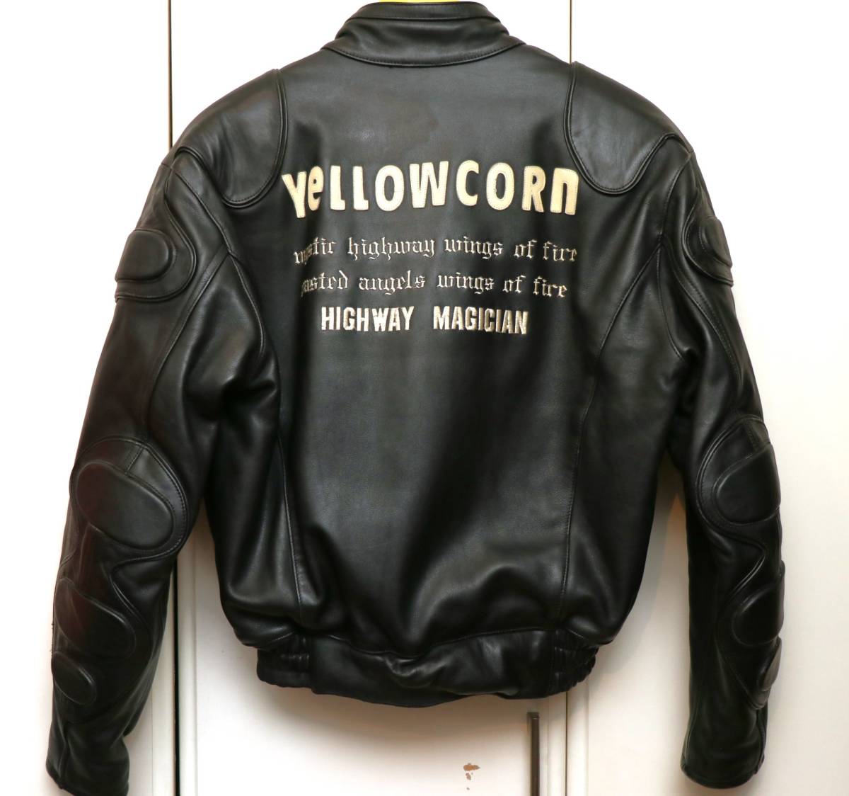 YELLOW CORN イエローコーン 本革 ライディングジャケット レザー 