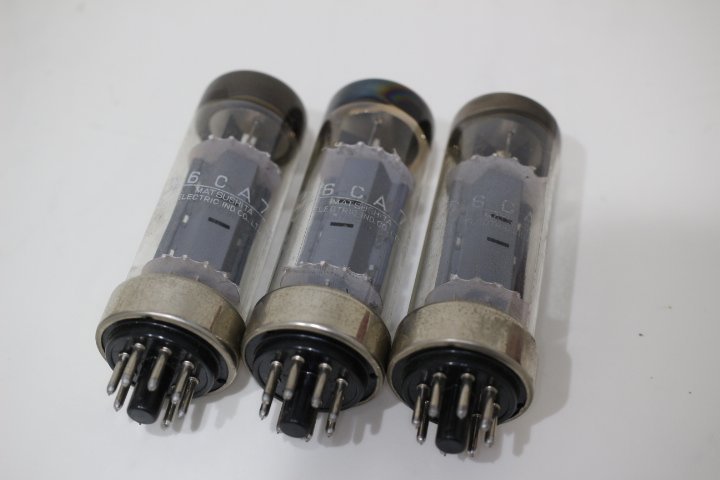 6CA7 ナショナル 松下 メタルベース 3本組 動作品 2451