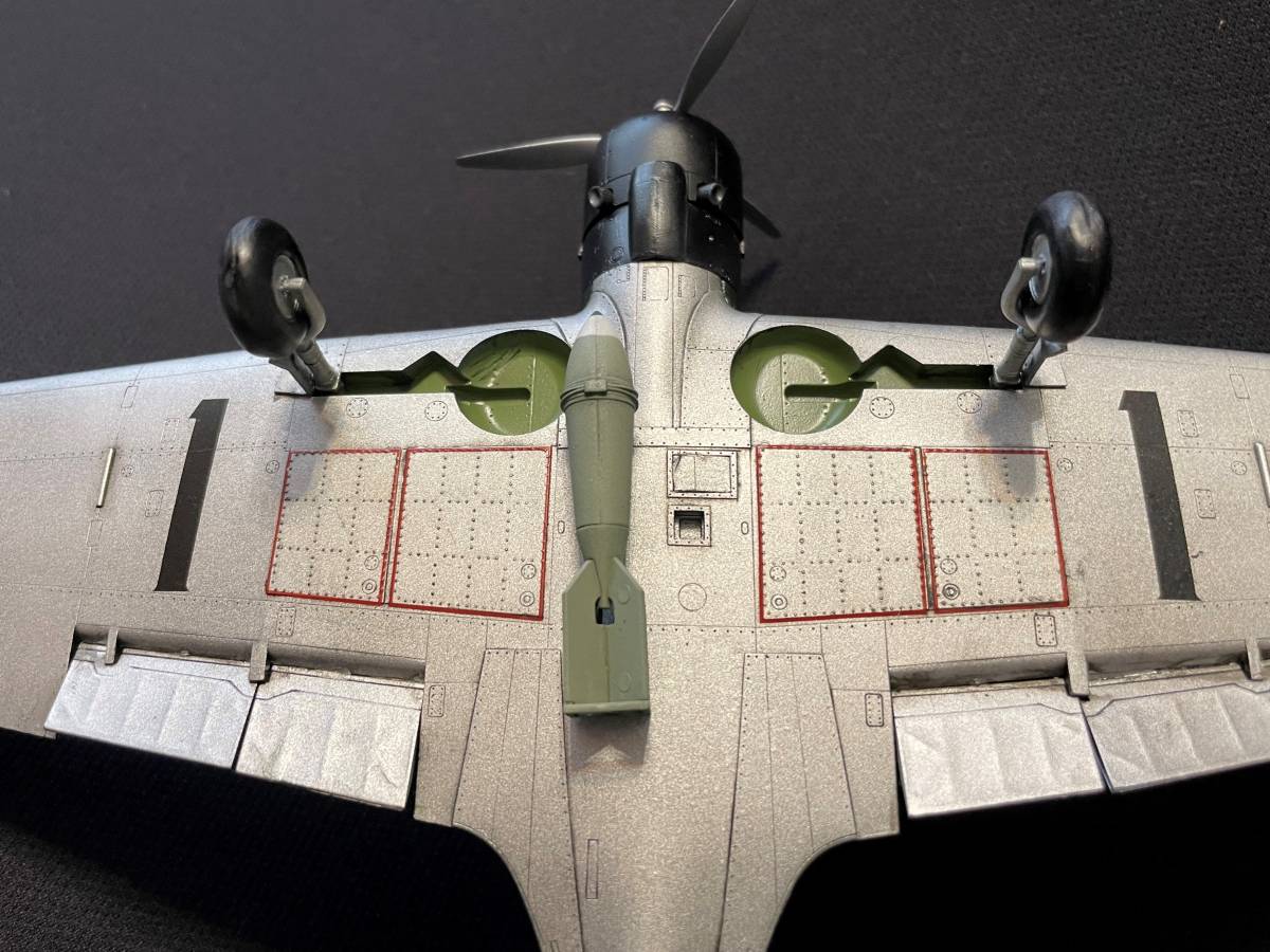 1:48 中島 九七式三号艦上攻撃機 日本海軍空母赤城搭載機【完成品 
