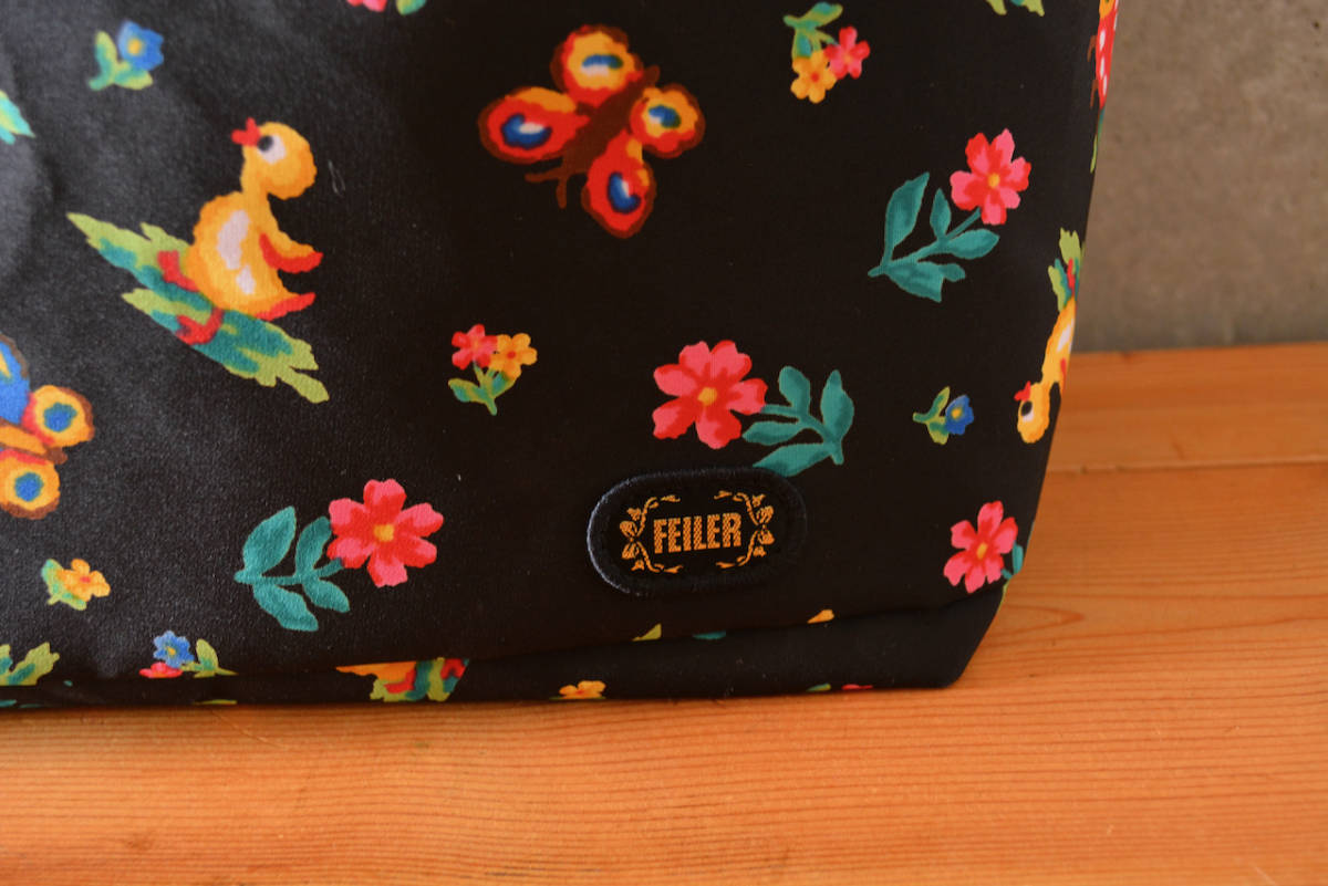 美品□ フェイラー □A4収納可 ハイジ トートバッグ / ファイユバッグ 