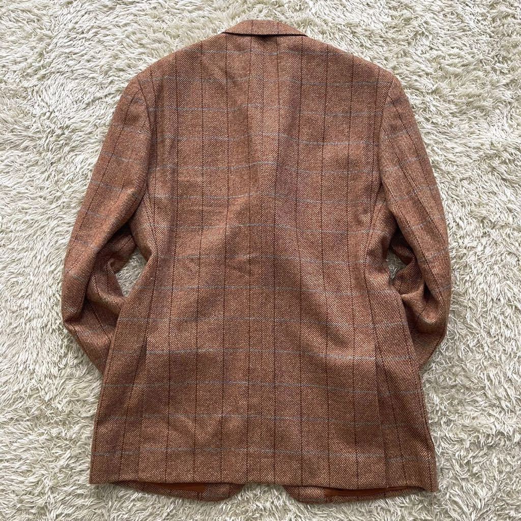 圧倒的高級感・極美品】ISAIA イザイア チェック テーラードジャケット