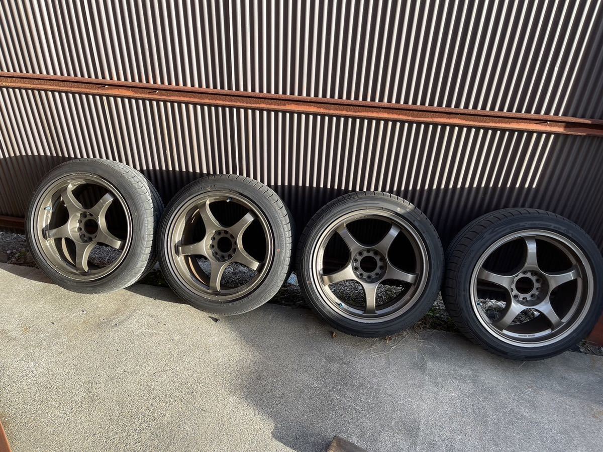 a-tech monoblock 17インチ 8J +35 5穴 4本 180sx シルビア fd3s ct9a 