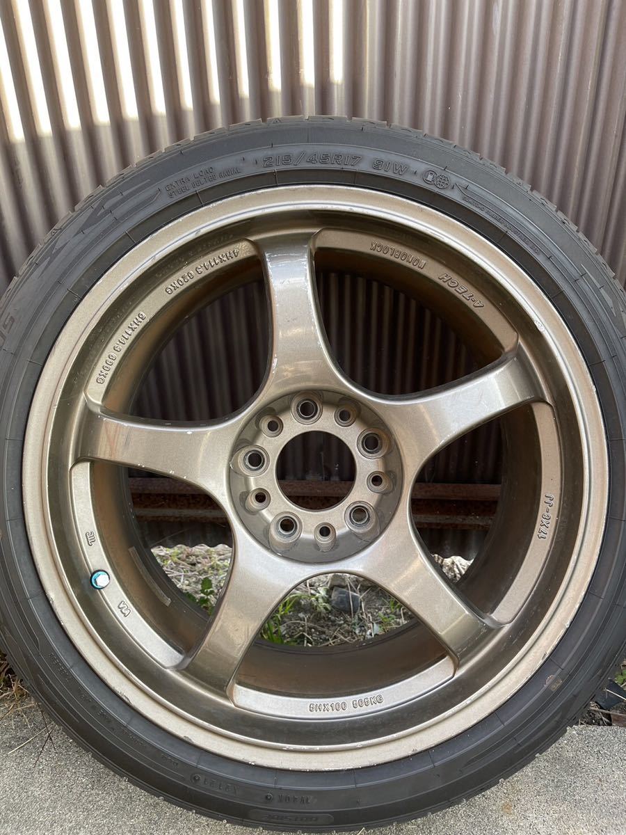 a-tech monoblock 17インチ 8J +35 5穴 4本 180sx シルビア fd3s ct9a 