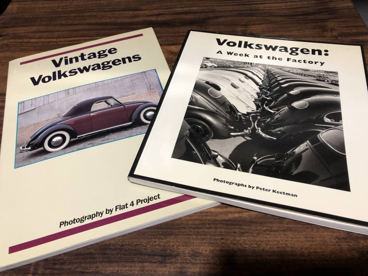 空冷VW 写真集（洋書）2冊セット VINTAGE VOLKSWAGEN Factory SPLIT