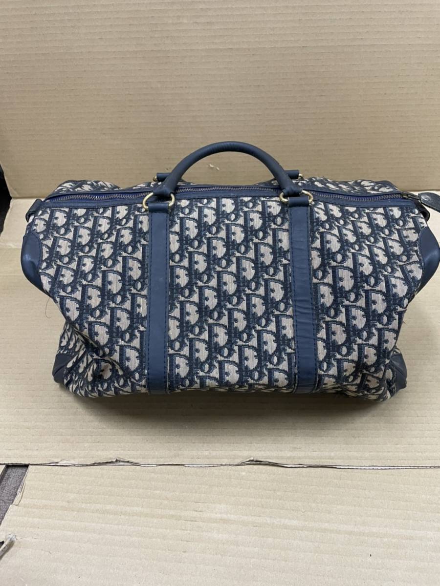 1円 平 1円 Christian Dior ディオール トロッター キャンバス×レザー