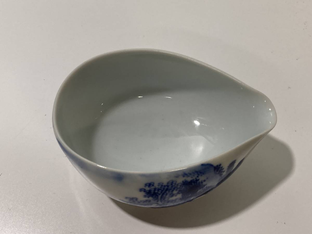 は*み様 煎茶道具　道八造　染付　竹泉（湯ざまし）　急須　茶盌5,急須2,湯ざま 煎茶道具 道八 急須 時代 煎茶碗5客 染付 銘 染付山水