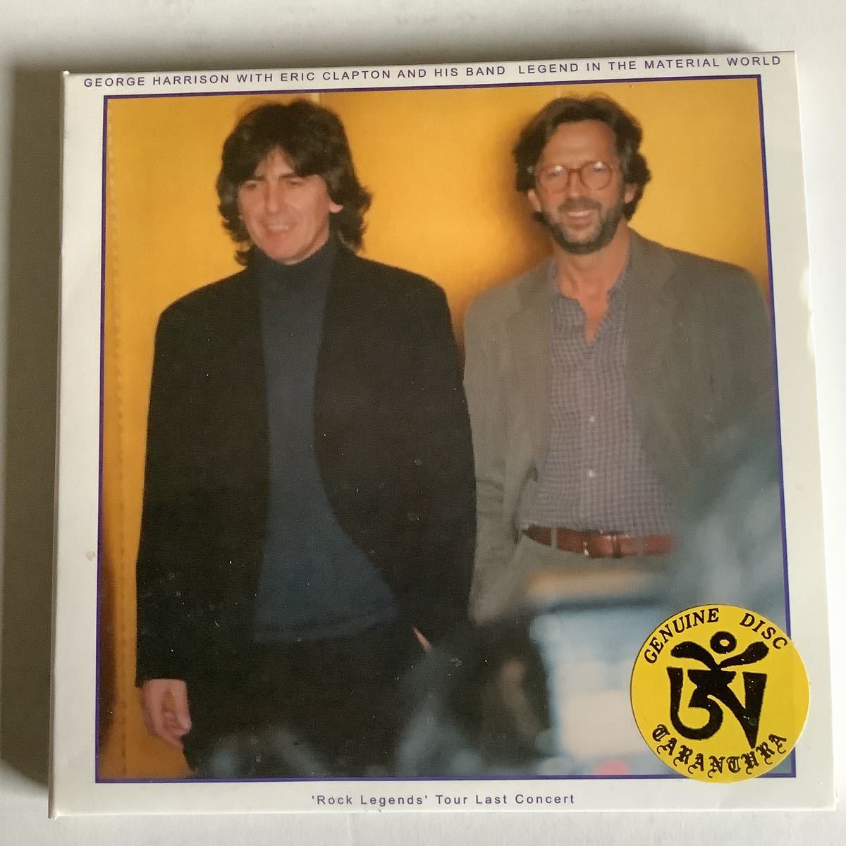 【豊富な，定番人気】 廃盤TARANTURA/ GEORGE HARRISON WITH ERIC CLAPTON AND HIS BAND LEGEND IN THE MATERIAL WORLD1991年12月17日/東京ドーム公演(George Harrison)｜売買されたオークション情報、yahooの商品情報をアーカイブ公開 - オークファ G