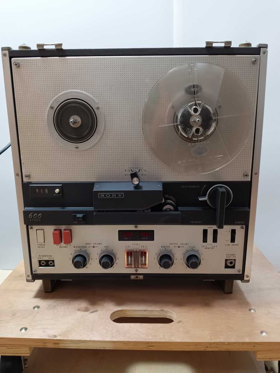 希少】SONY ソニー オープンリールデッキ テープレコーダー TC-600