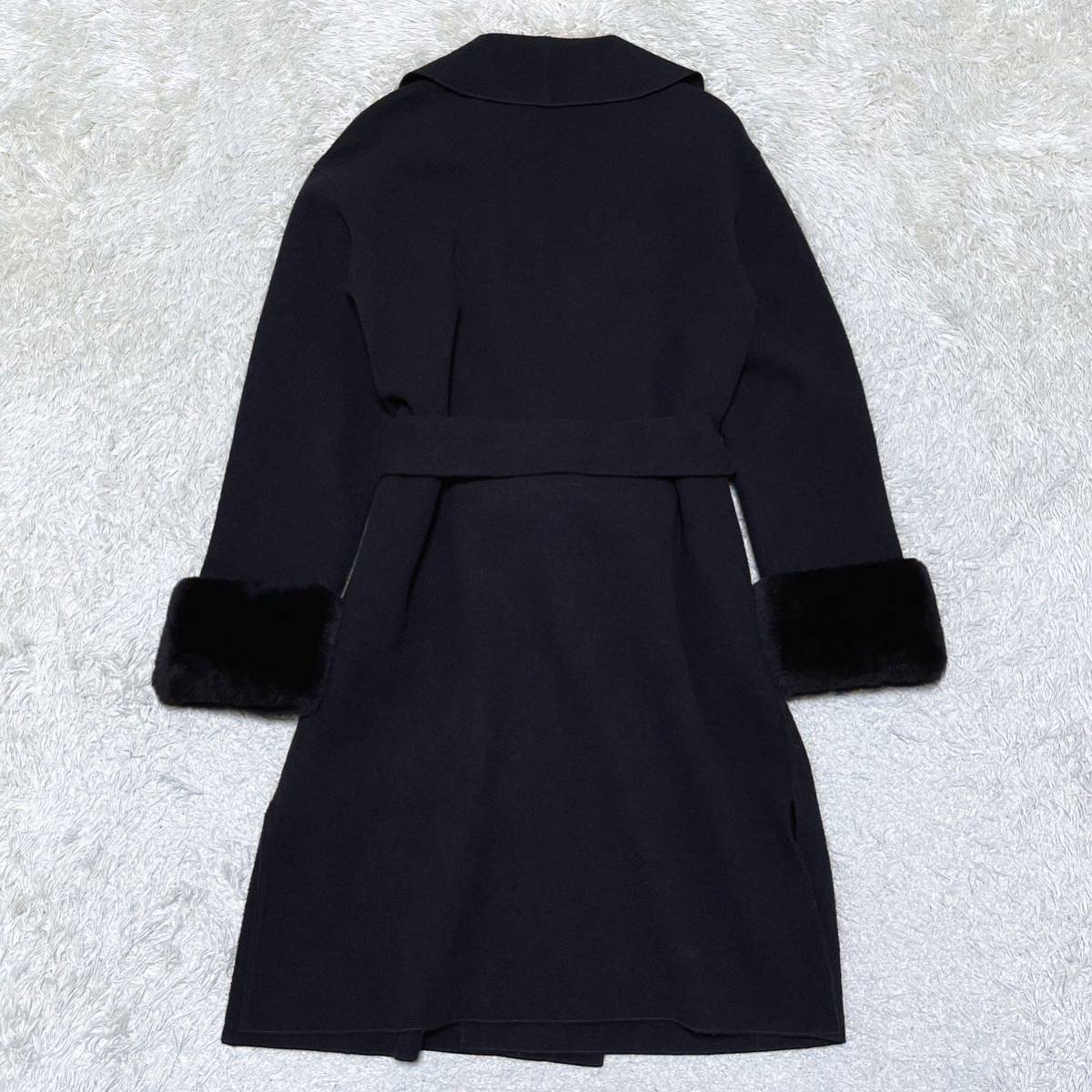 極美品 FOXEY フォクシー 20年モデル 41751 ヌートリアファー ウール 