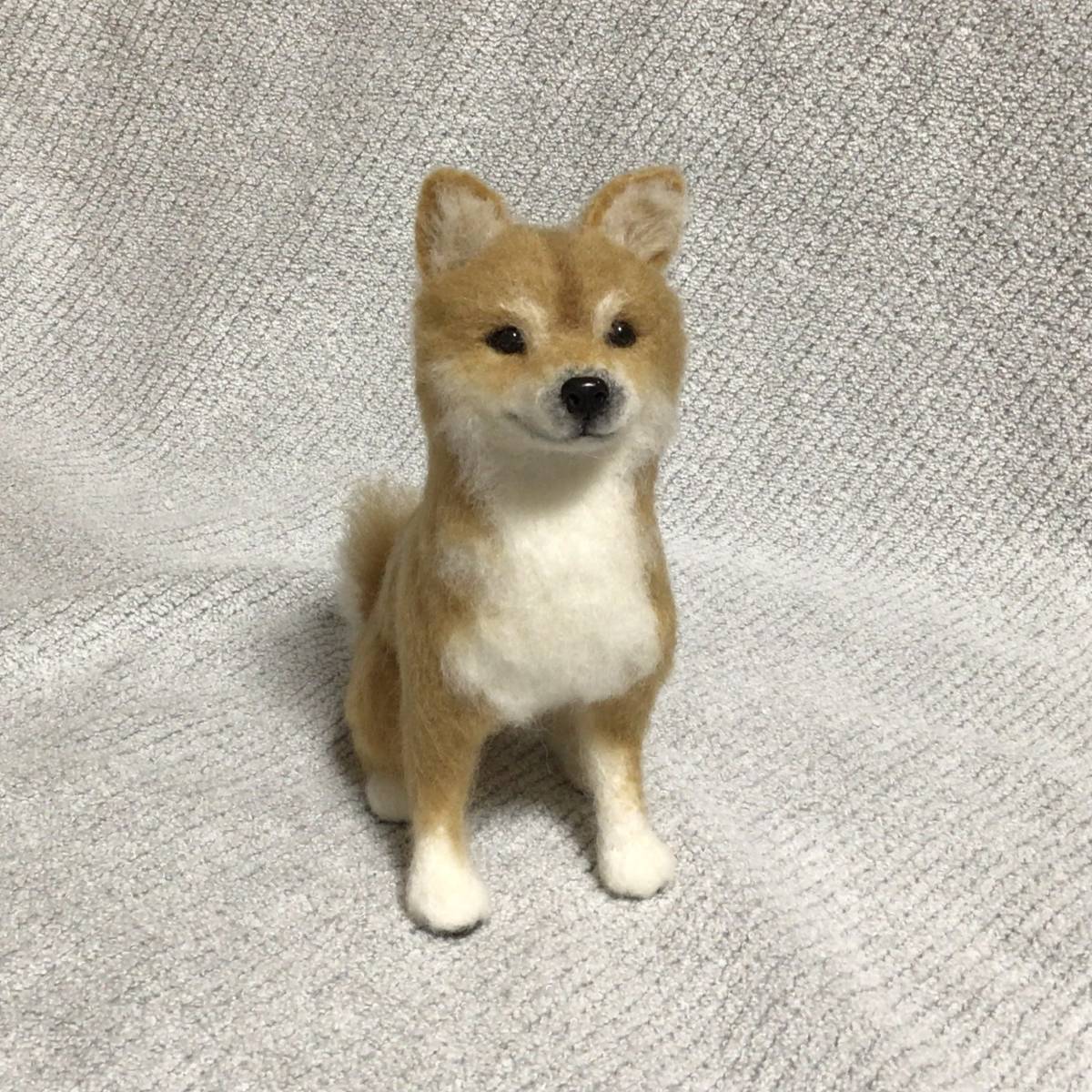 Yuu★羊毛フェルト　柴犬　お座り　ハンドメイド　犬 イヌ いぬ_2