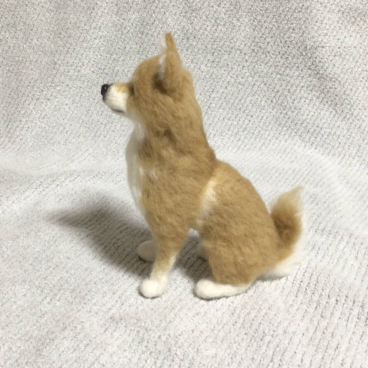Yuu★羊毛フェルト　柴犬　お座り　ハンドメイド　犬 イヌ いぬ_3
