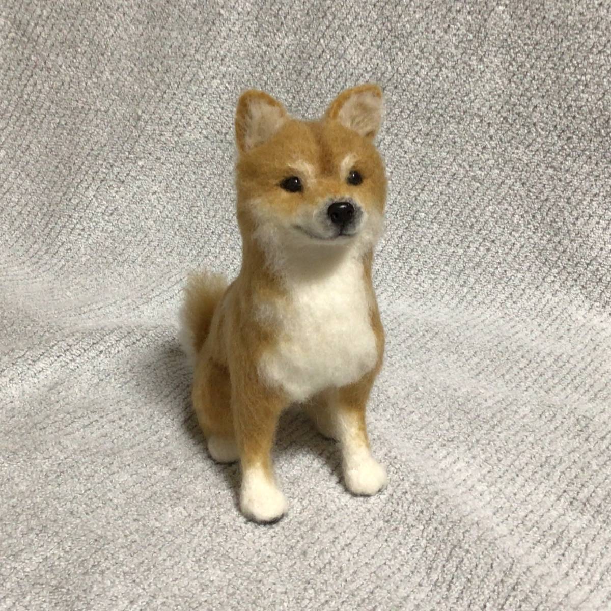 Yuu★羊毛フェルト　柴犬　お座り　ハンドメイド　犬 イヌ いぬ_8