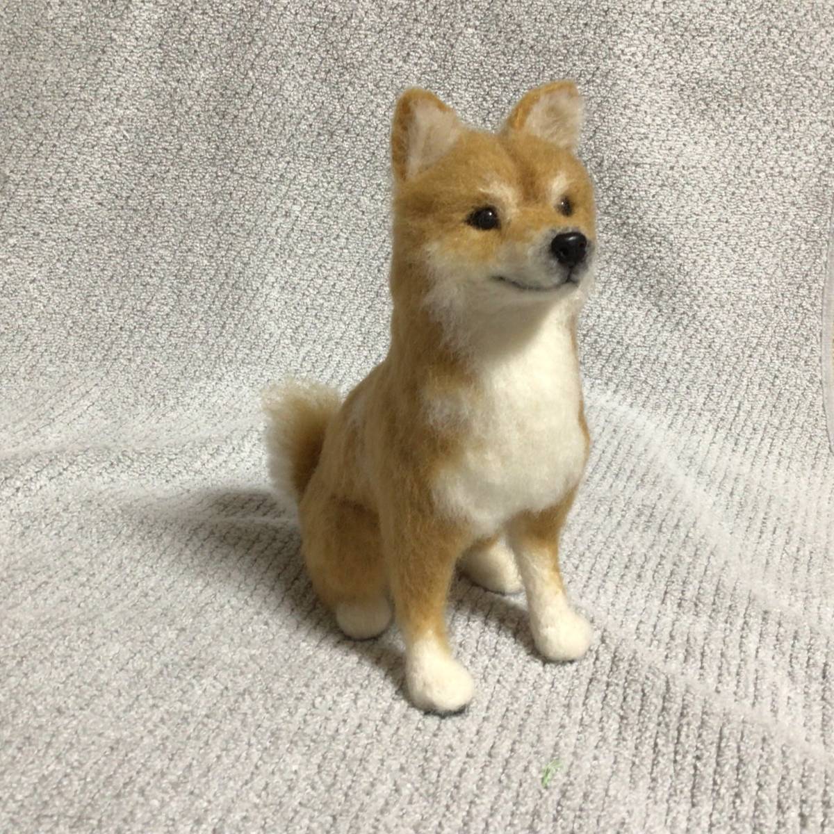 Yuu★羊毛フェルト　柴犬　お座り　ハンドメイド　犬 イヌ いぬ_9