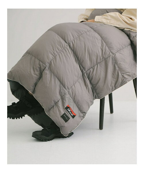 別注 NANGA ナンガ EKAL ダウンブランケット GRY-CHA 定価22000 