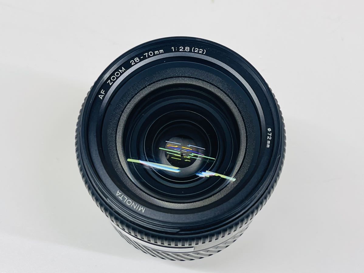 MINOLTA AF ZOOM 28-70mm 1:2.8 カメラレンズ ミノルタ 未チェック
