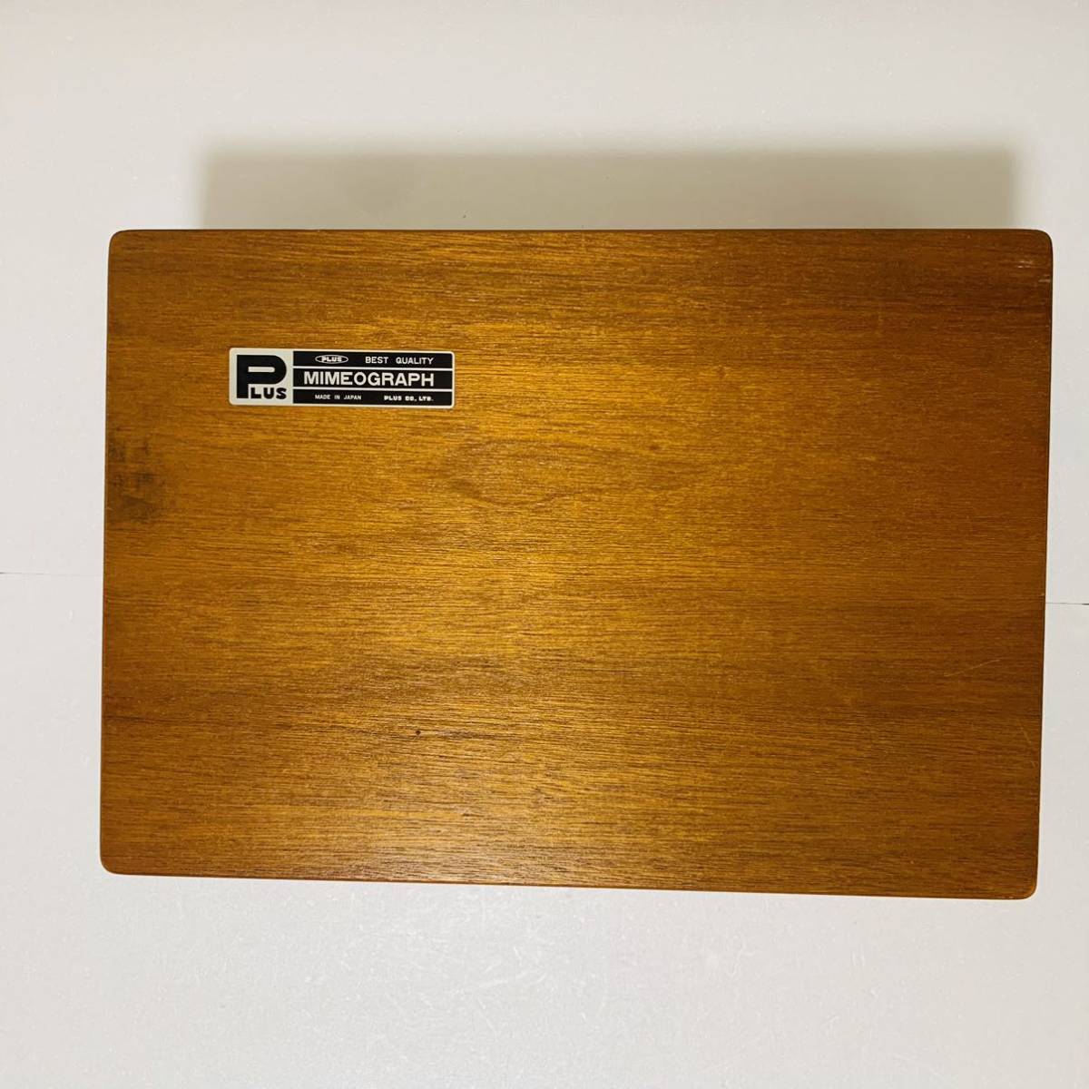 【PLUS】 MIMEOGRAPH ミメオグラフ 版画 印刷 謄写版 ガリ版 印刷機 引出型 アンティーク 古道具 骨董品 昭和 レトロ slide_LINE_ALBUM_20231213_2312