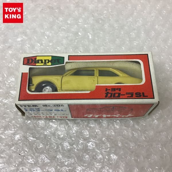 1円〜 ヨネザワ ダイヤペット 1/40 No.206 トヨタ カローラSL イエロー