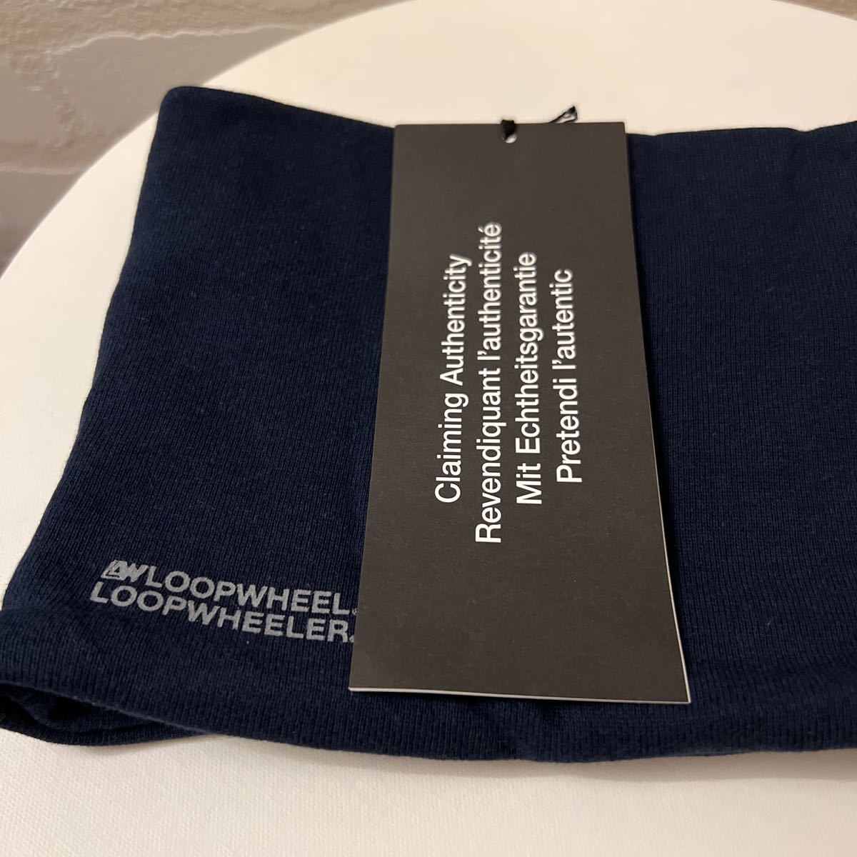 SALE，お買い得 ループウィラー/LOOPWHEELER/ネックウォーマー/マフラー/ストール/防寒/スウェット/吊り編み/ネイビー/ /登山/アウトドア/キャン(フェイスマスク、ネックウォーマー)｜売買されたオークション フェイスマスク、ネックウォーマー