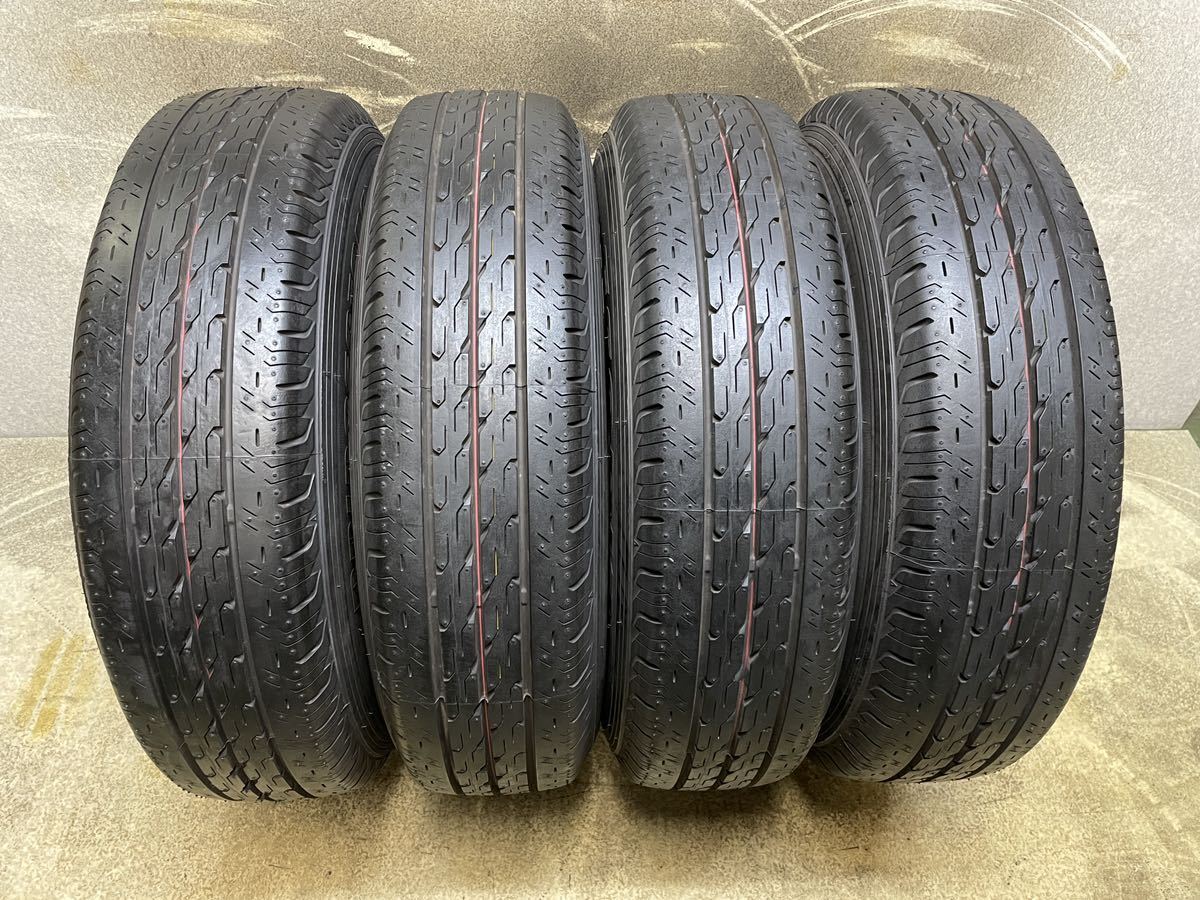 175/80R14 99/98N LT ブリヂストン エコピア ホイール付 4本 175/80R14 (99/98N) LT ブリヂストン ECOPIa R680 中古4本 2018年製