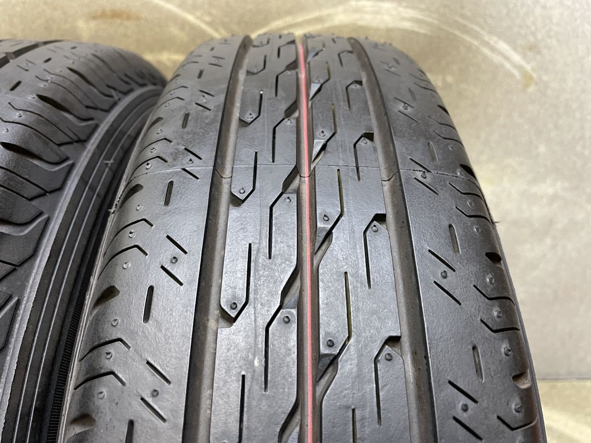 175/80R14 (99/98N) LT ブリヂストン ECOPIa R680 中古4本 2018年製