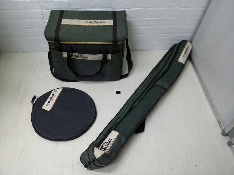 SASAKI ヘラバッグ&竿ケース&フラシケース新品