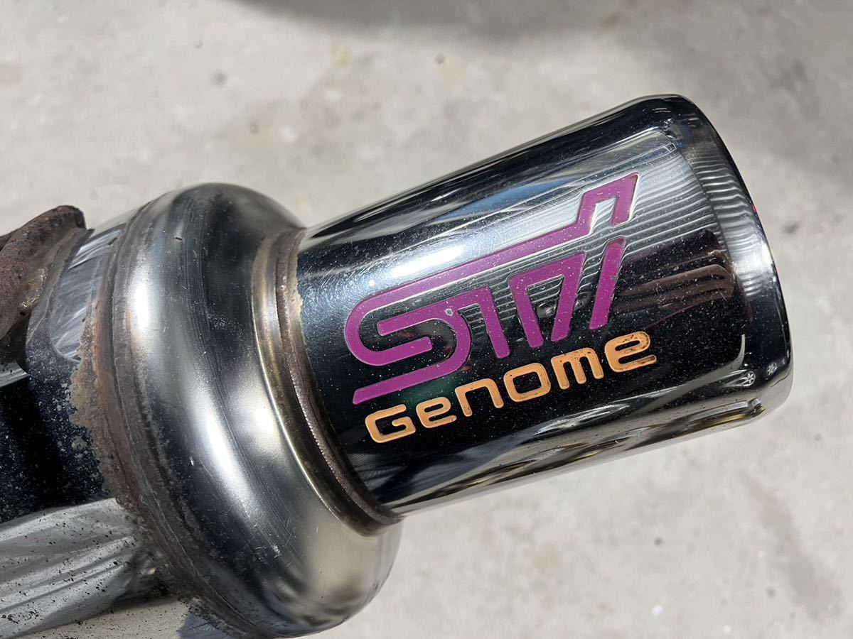 SUBARU STI Genome マフラー 純正 オプション スバル ゲノム 