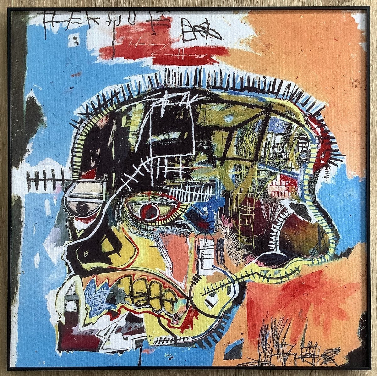 バスキア JEAN-MICHEL BASQUIAT 油絵 3 【公式通販】