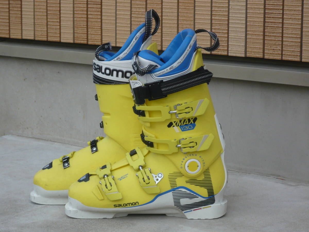 2即決！SALOMON/サロモン スキーブーツ X-MAX130 黄/白 28.0cm/