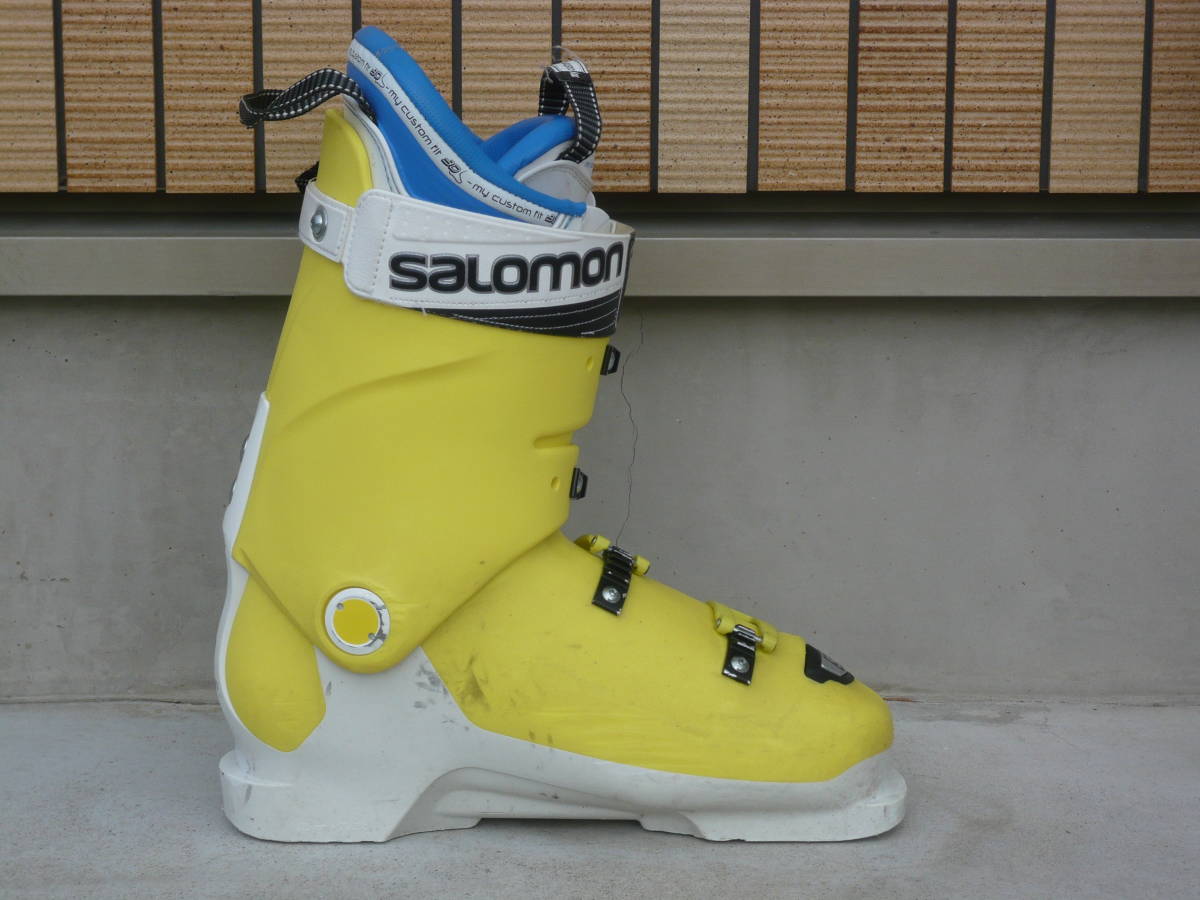 2即決！SALOMON/サロモン スキーブーツ X-MAX130 黄/白 28.0cm/28.5cm