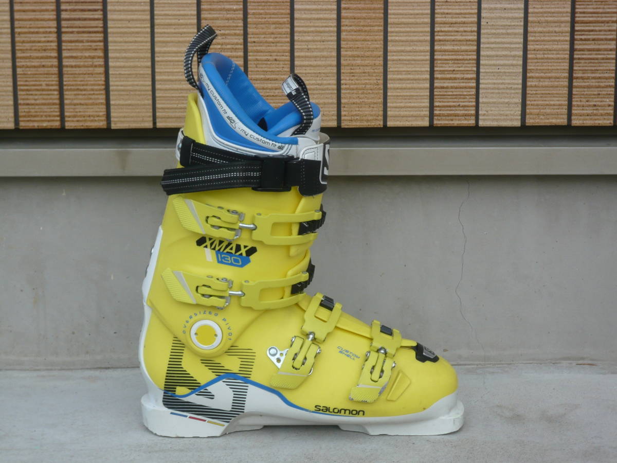 2即決！SALOMON/サロモン スキーブーツ X-MAX130 黄/白 28.0cm/28.5cm