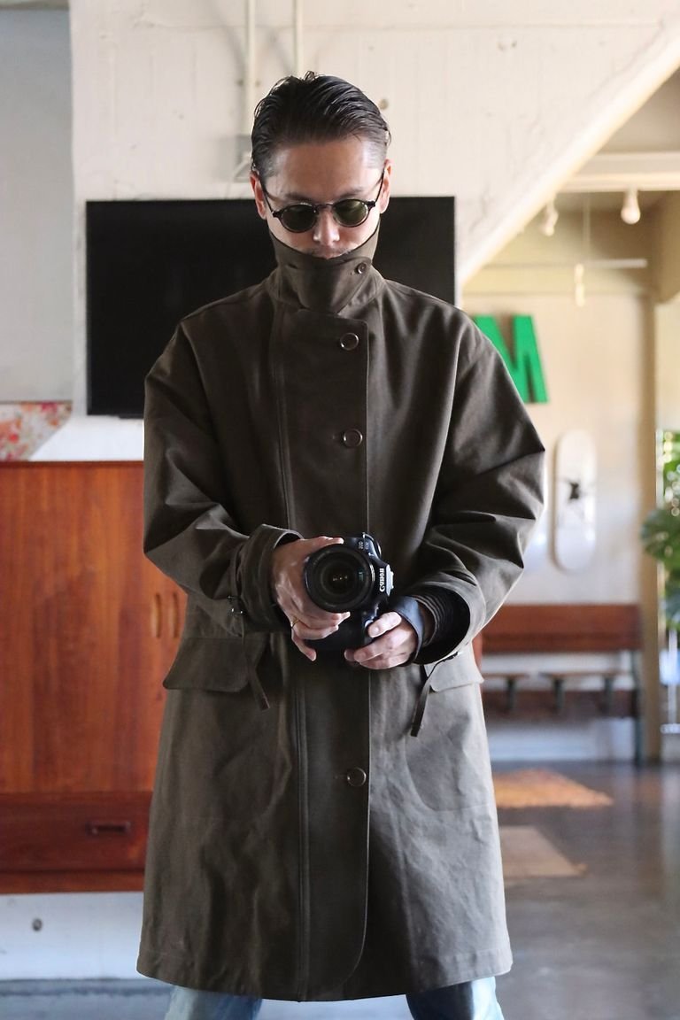 Motorcycle Half - アプレッセ22FW Coat(22AAP-01-01H)NAVY 22SS | Coat 1st 11&frasl;27(土)一斉販売開始!! Delivery．Motorcycle Coat(22AAP-01-01H)OLIVE (22AAP-01-01H) モーターサイクル アプレッセ Trousers(22AAP-04-01H)OLIVE
