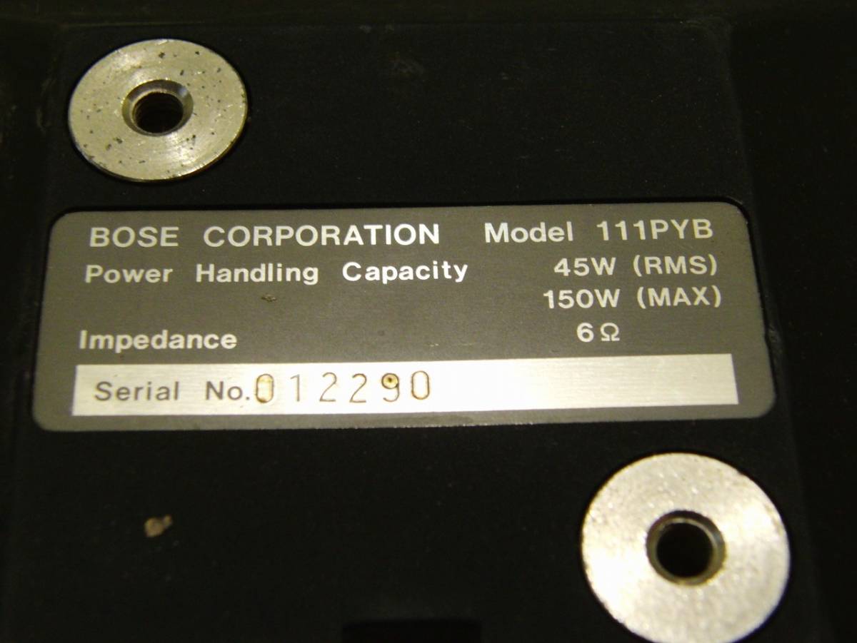 □□BOSE スピーカー Model 111PYB 1個のみ 音出し確認済 /BG39