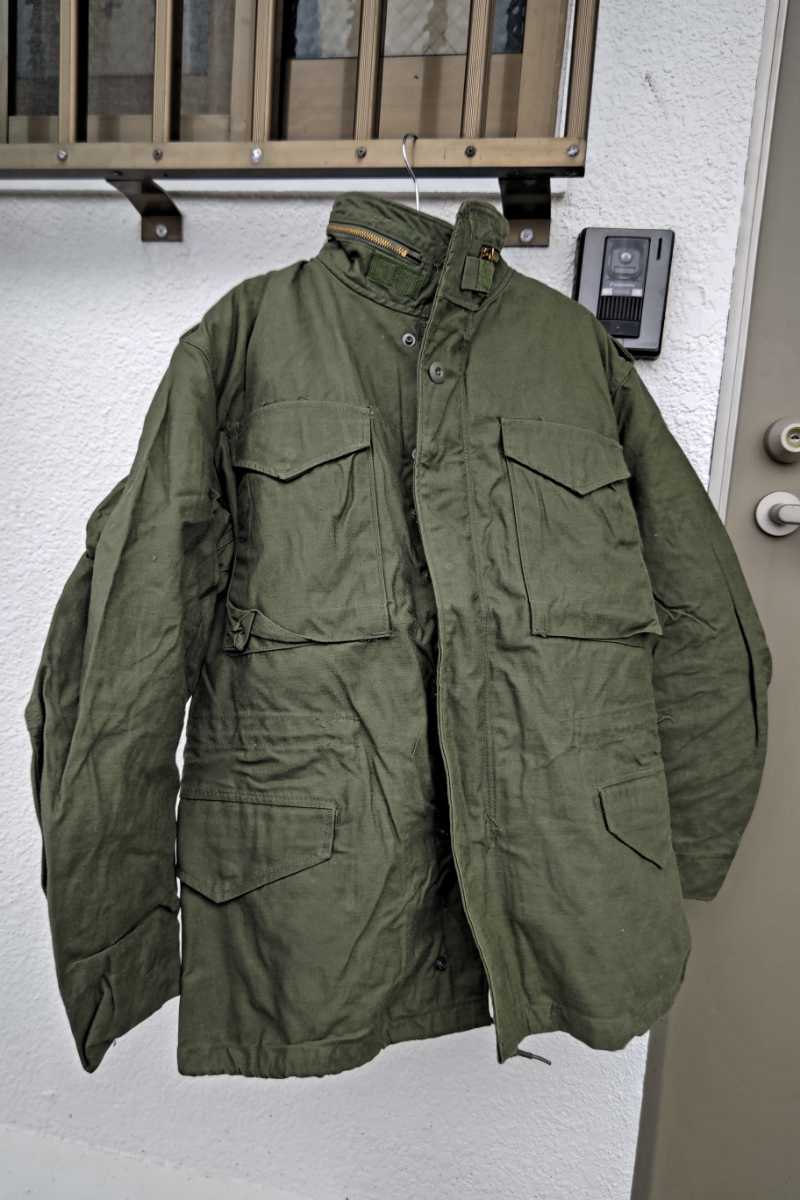 米軍実物 M65フィールドジャケット 3rd ブラスジッパー 81年 デッド