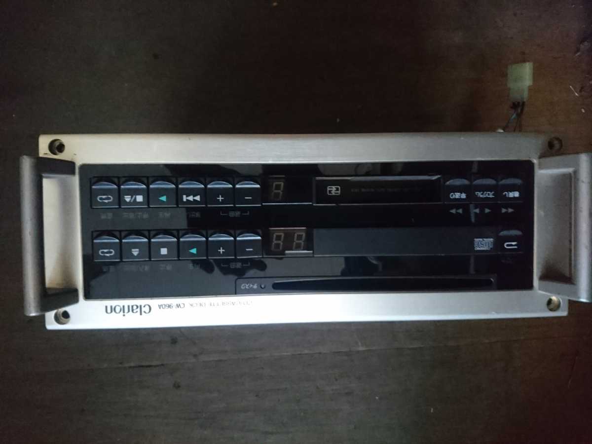 クラリオン 車載用CDカセットデッキ CW-960A ♪クラリオン AM⁄FMラジオ