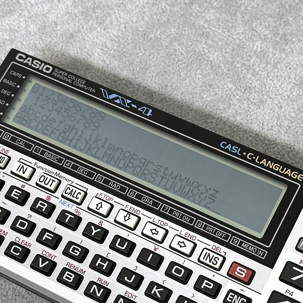 VX-4 CASIO カシオ ポケコン ポケット Computer ポケットコンピュータ