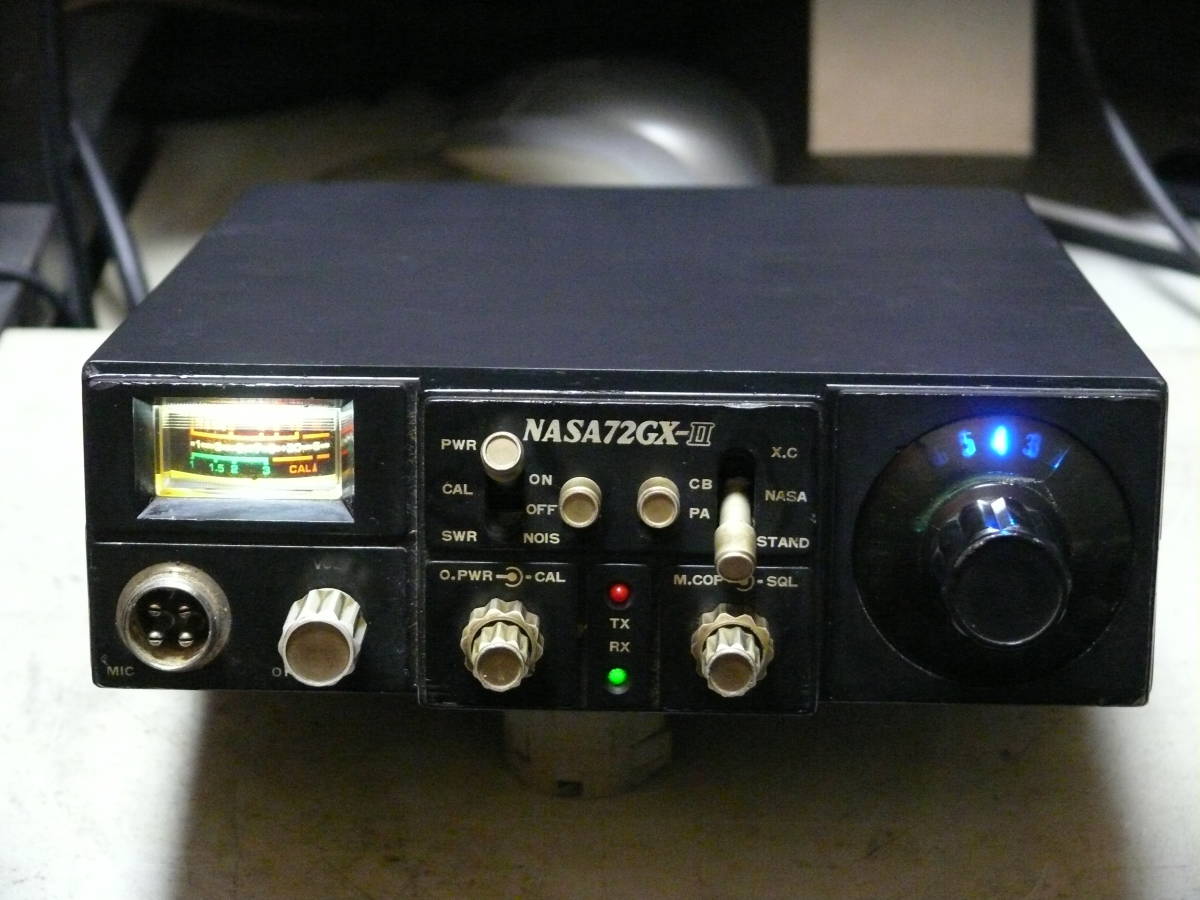 NASA 72GX 受信機 4chスーパー変調 NASA 72GXⅡ CB無線機 スーパー変調ダブルパワコン28Mhz改造用