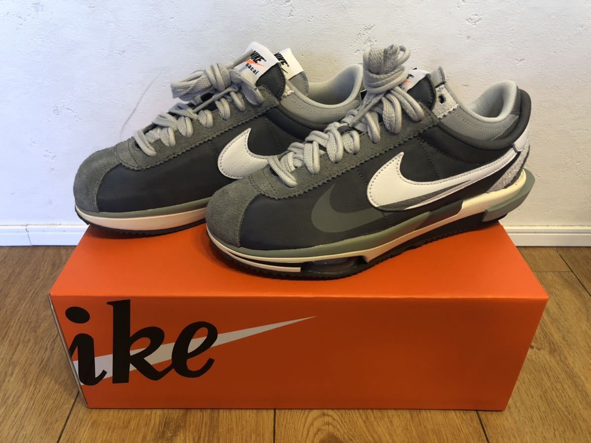 セール，人気SALE /国内正規/27cm sacai &times; Nike Zoom Cortez Iron Grey サカイ &times; ナイキ ズーム コルテッツ アイアングレー(27.0cm)｜売買されたオークション情報、yahooの商品情報をアーカイブ公開 - オークファン 27.0cm