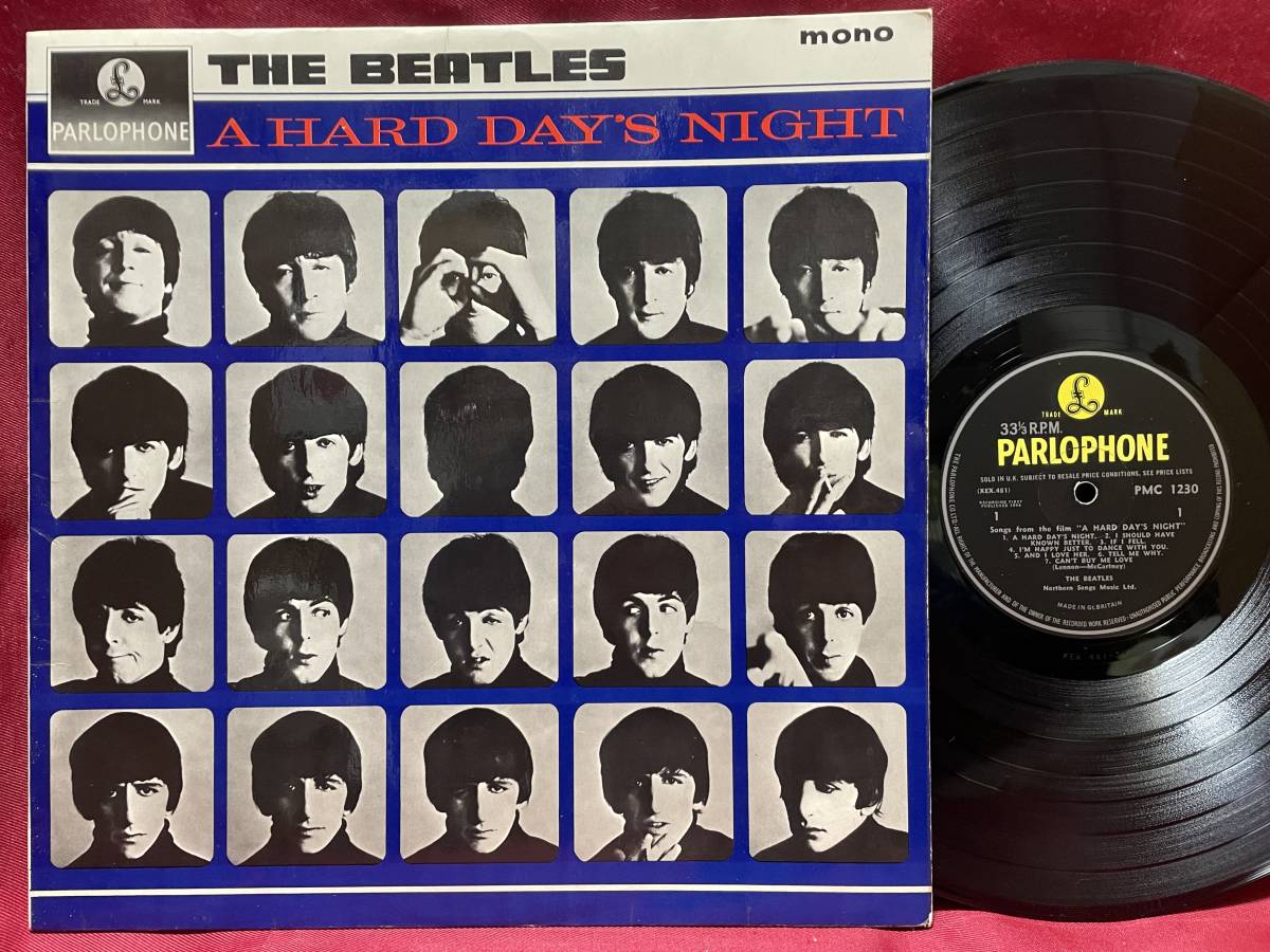 本物保証，人気SALE UKorgMONO盤 THE BEATLES A HARD DAY'S NIGHT(A HARD DAY'S NIGHT)｜売買されたオークション情報、yahooの商品情報をアーカイブ公開 - オークファン B