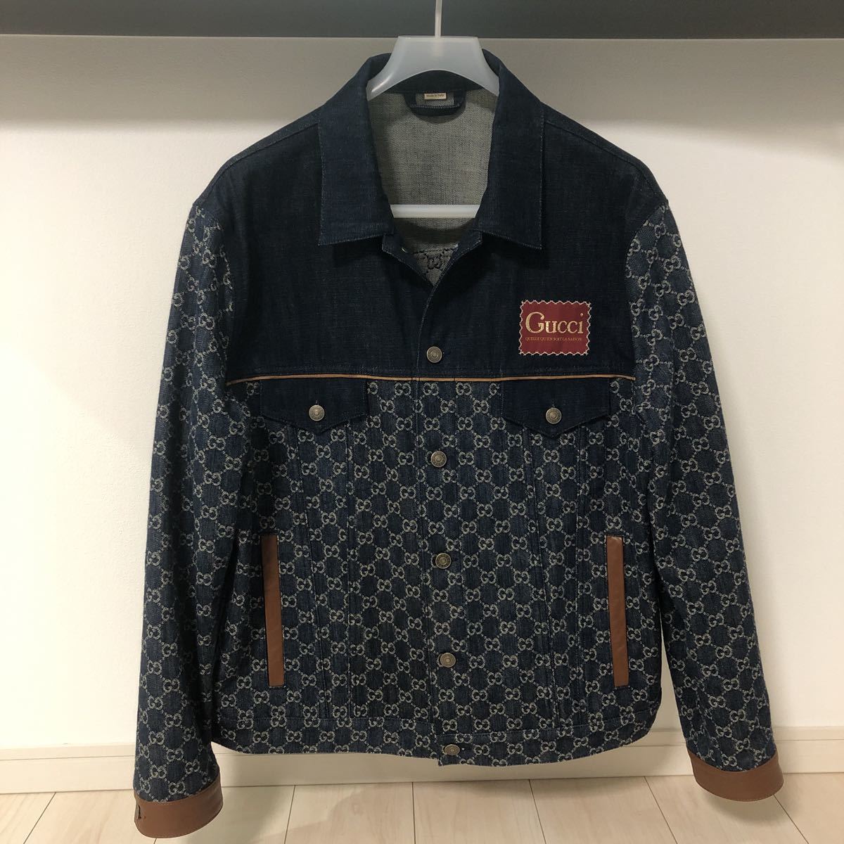 GUCCI デニムジャケット 50 Gジャン グッチ L GG柄 adidas ノース 