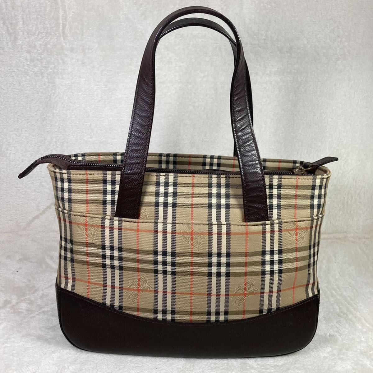 低価，本物保証 バーバリー BURBERRY ハンドバッグ トートバッグ ノバ 