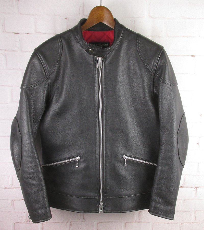 ☆5351 プールオム☆山羊革ゴートスキン シングルレザーライダース