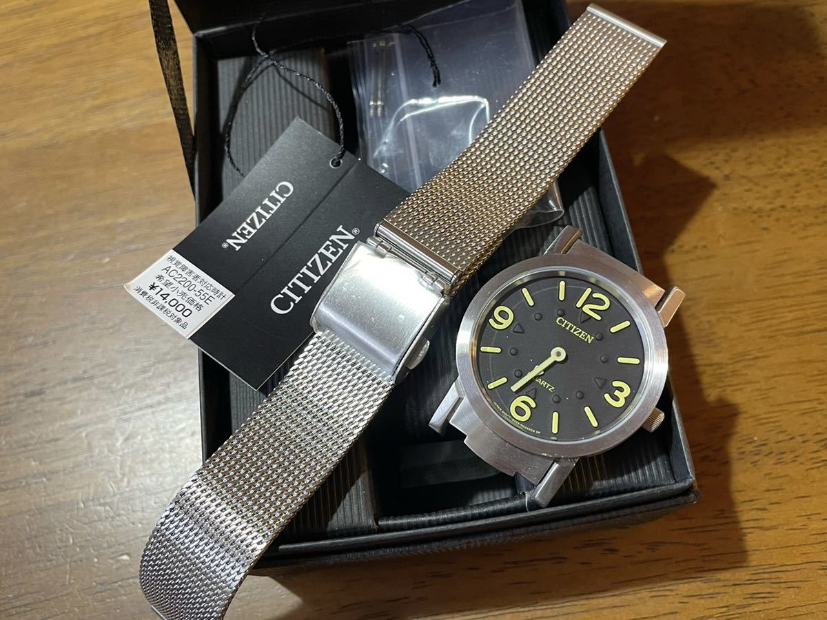シチズン CITIZEN 盲人用 腕時計 ウインドウォッチ 美品稼働品