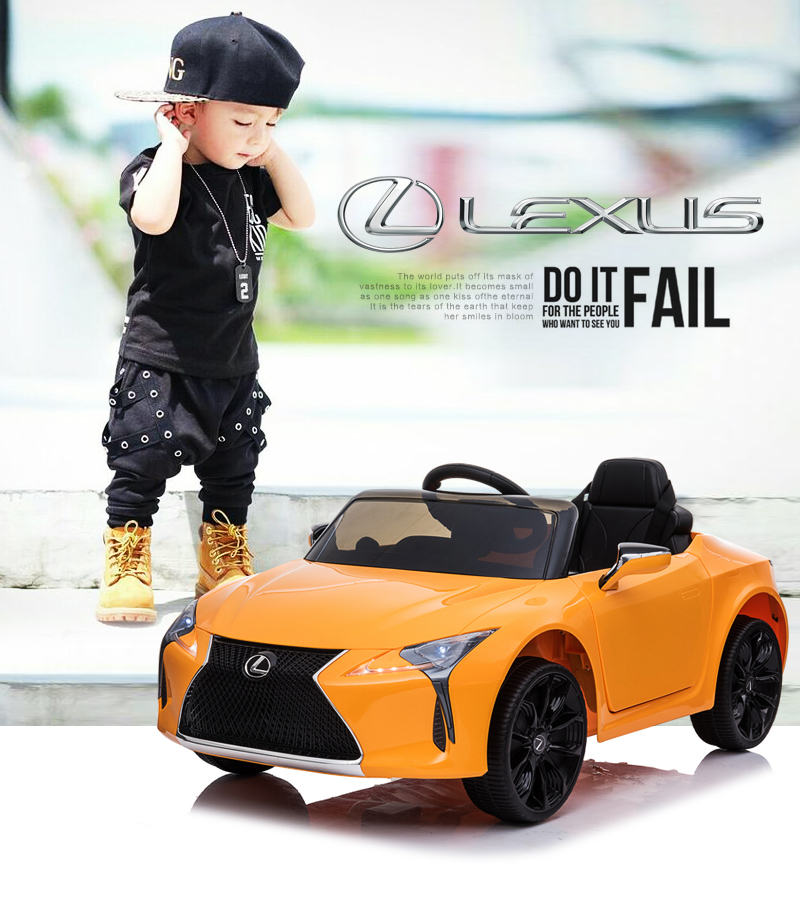 新品】電動乗用ラジコン玩具！レクサス LEXUS LC500＜レッド＞ 乗用