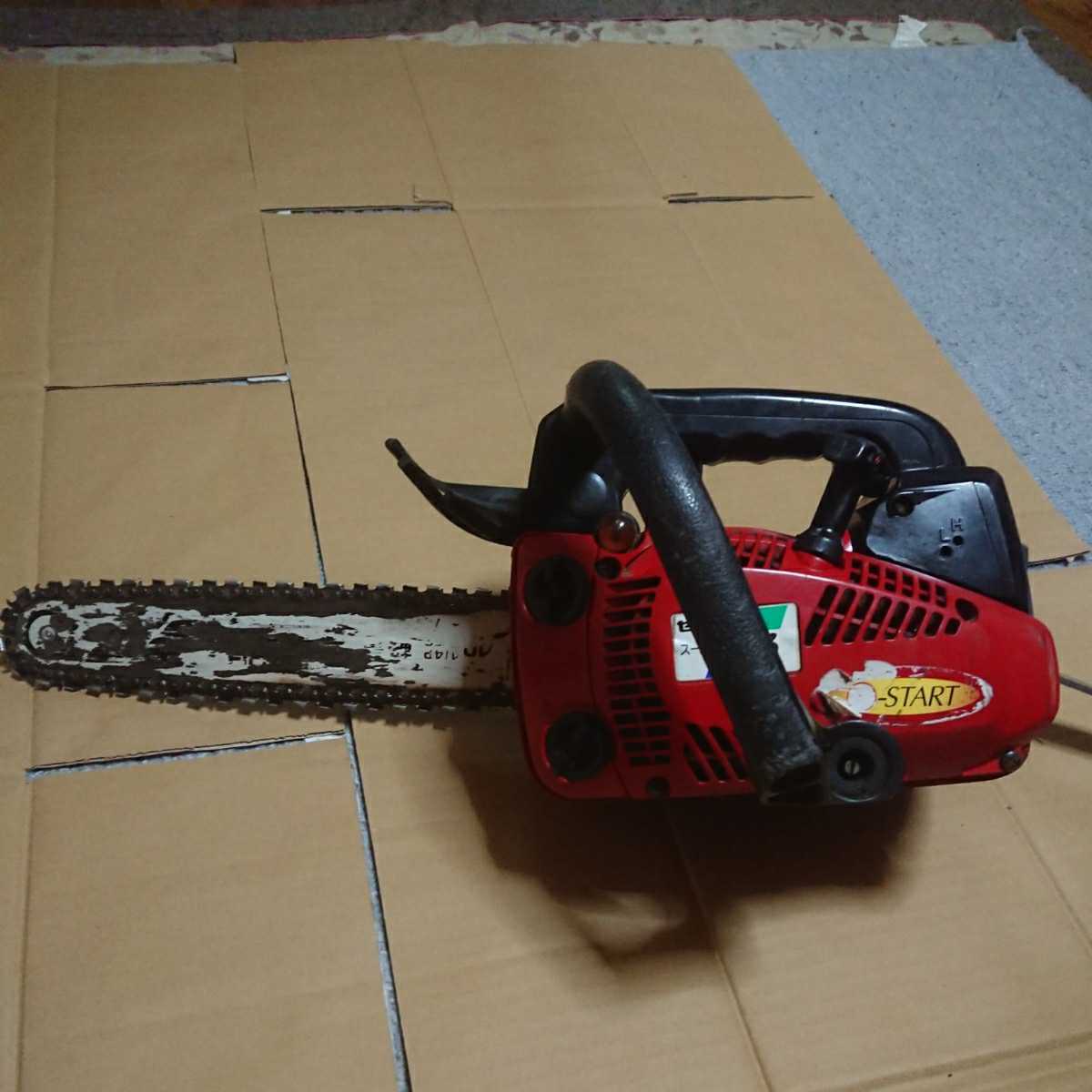 ゼノアエンジンチェーンソー G2500 こがる フロントガード欠損 農機 