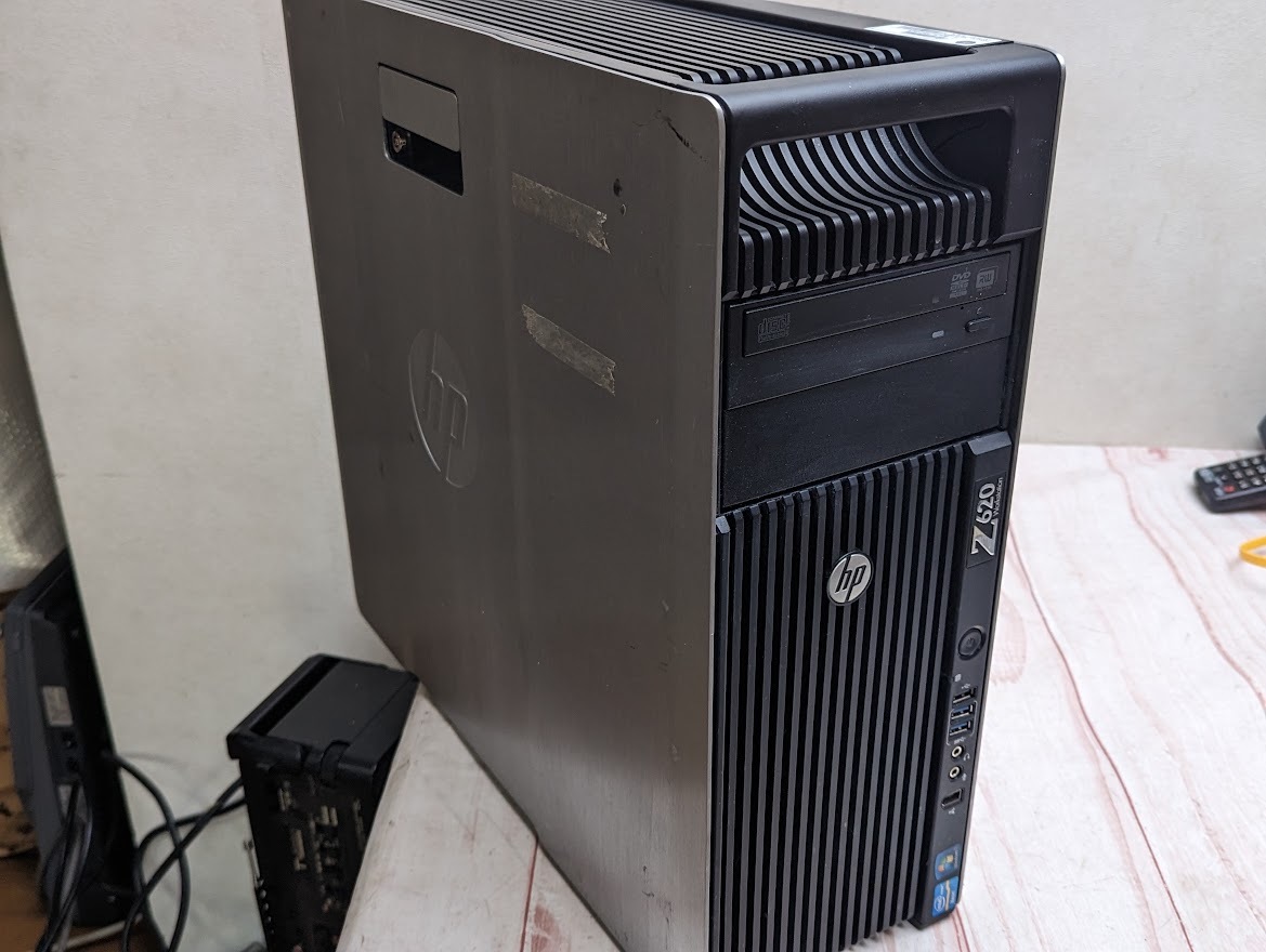 HP Z620 Workstation 後期本体のみ ジャンク扱い Xeon E5-2620V2 CPU2