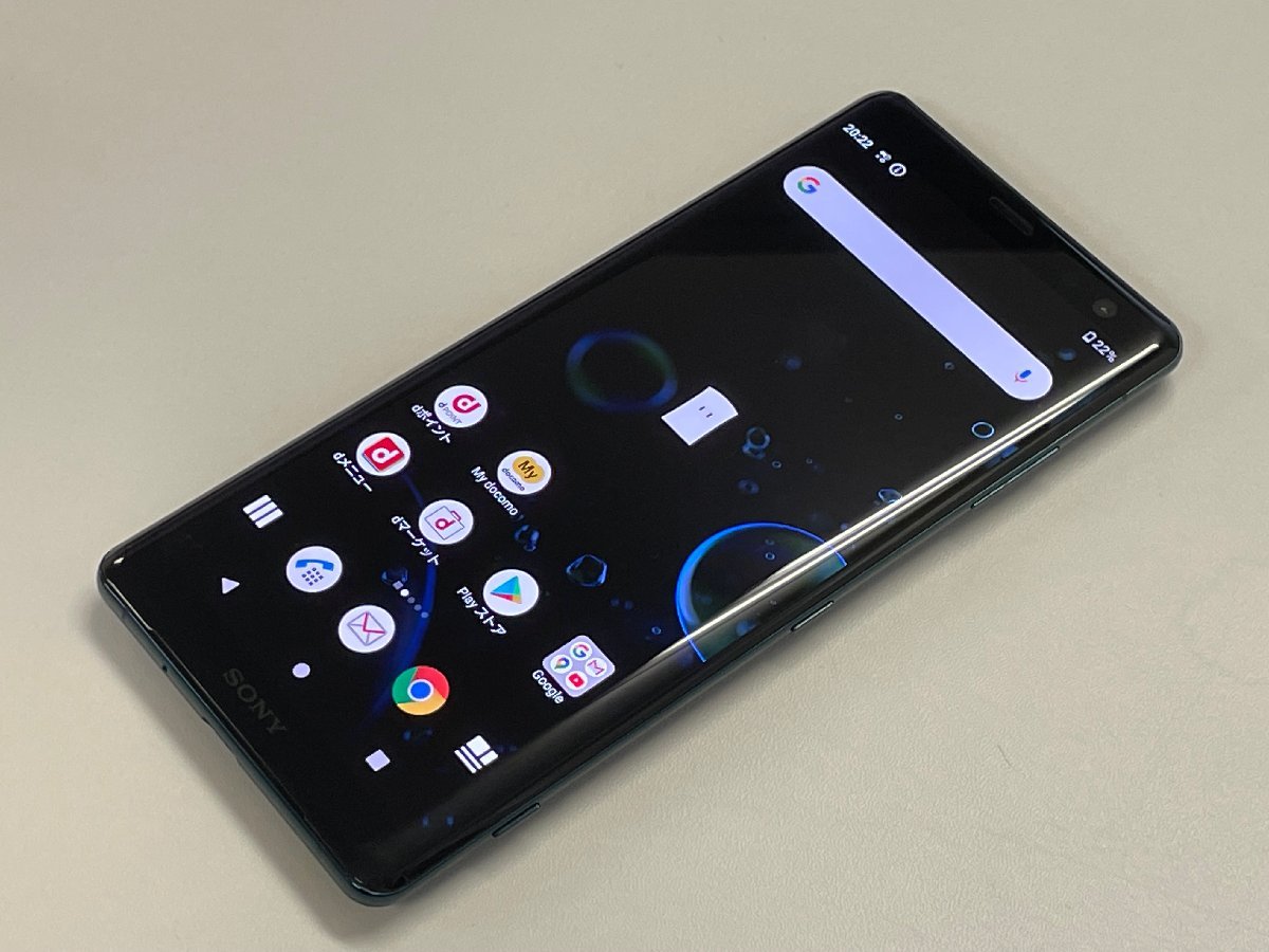 docomo SONY Xperia XZ3 SO-01L Forest Green SIMロック解除済