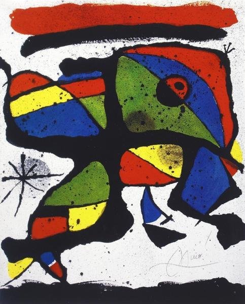 スペイン 抽象画 巨匠 ジョアン・ミロ 限定 版画 スペイン 抽象画 巨匠 ジョアン・ミロ 限定 版画 WISH】ジョアン・ミロ