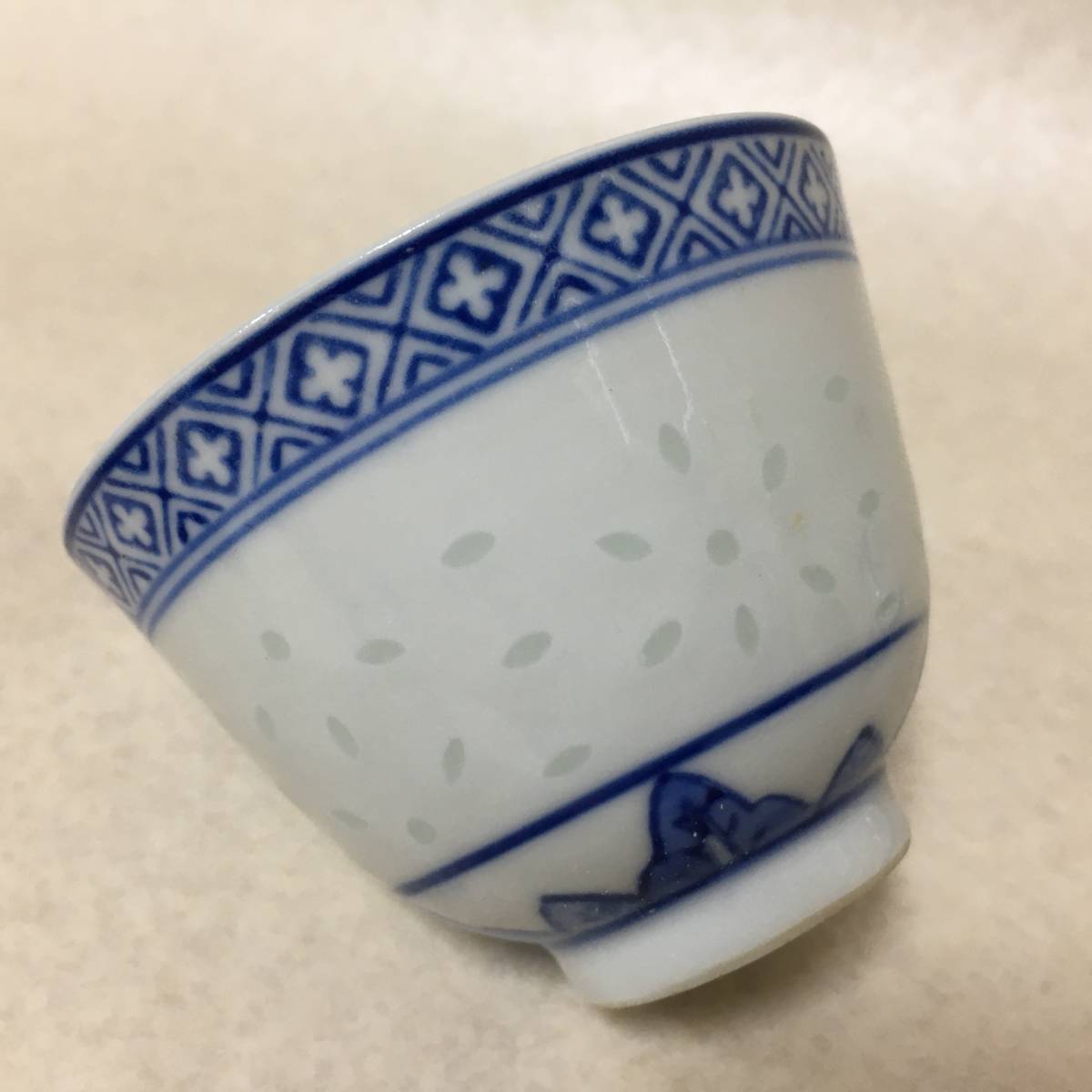 玩玉 中国景徳鎮製 蛍茶碗 福211 カップ＆ソーサー5客セット 蛍焼 茶杯 