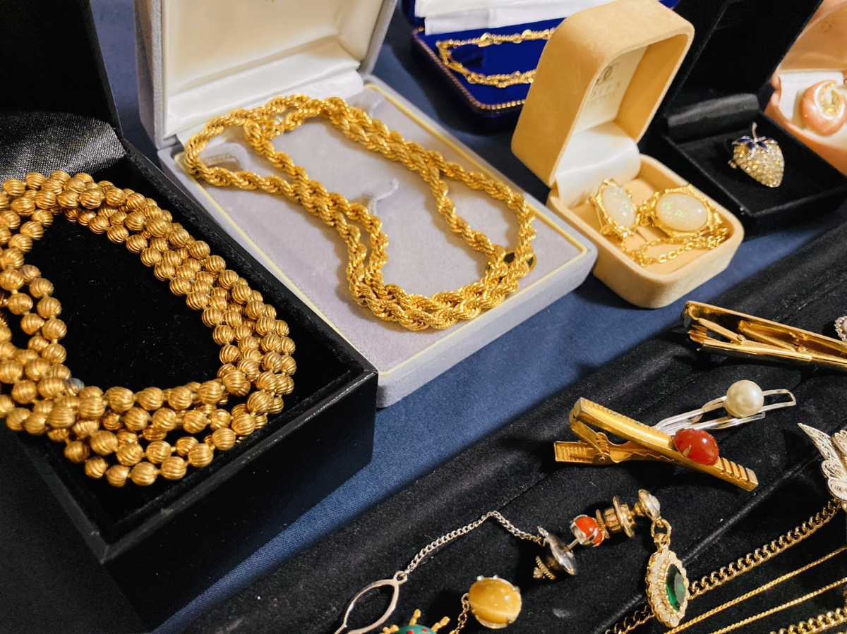 アクセサリー まとめ K18 刻印含む コイン ネックレス リング 